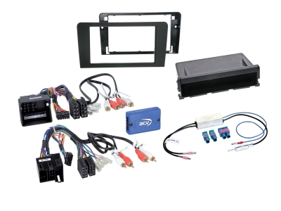 Installationskit 1/2-DIN med prylfack Audi A3 2003-2013