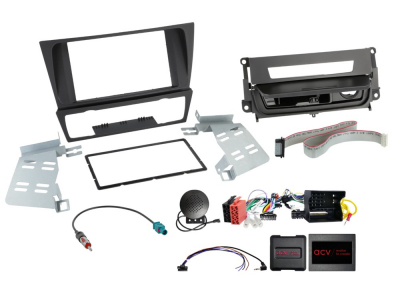 ACV Installationskit 2-DIN BMW 3-serie E90/E91, svart