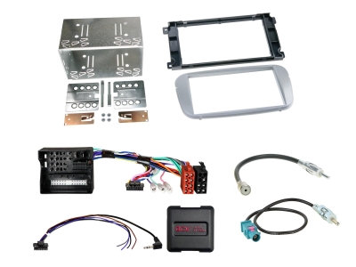2-DIN Kit Ford olika fordon silver SWC/CAN Bus/antenn