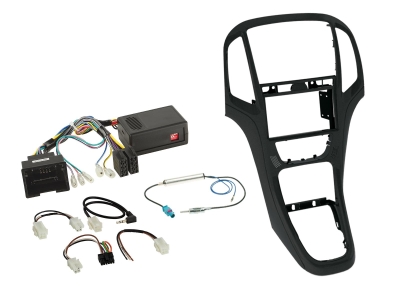 ACV Installationskit 2-DIN Opel Astra J, pearl black