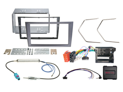 ACV Installationskit 2-DIN Opel, charcoal