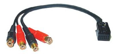 Volkswagen Aux in/out-kabel, original huvudenhet
