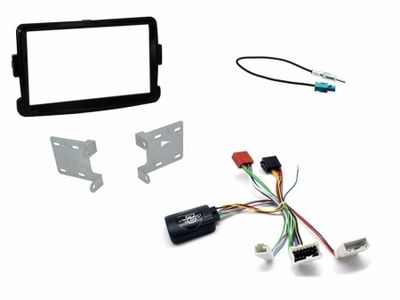 Installationskit Dacia Duster/Sandero 2012 > Dubbel-din Svart