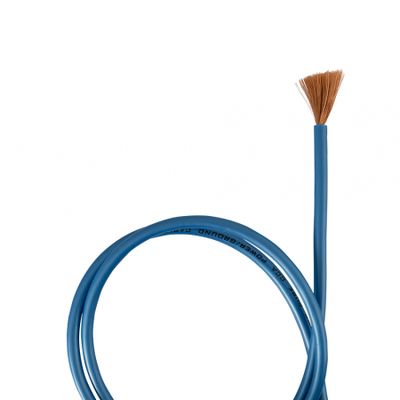 Auto-Connect 6 meter strömkabel CCA 10mm², blå