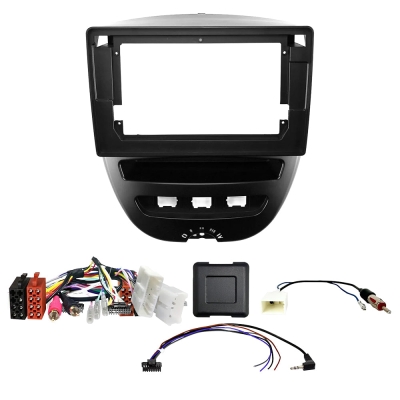 Auto-Connect Installationskit för 9-tums bilstereo, Toyota Aygo, Citroën C1 och Peugeot 107