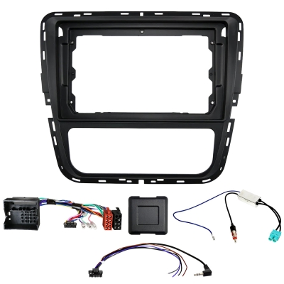 Auto-Connect Installationskit för 9-tums bilstereo, Volkswagen Passat B7 2011-2015, manuell AC