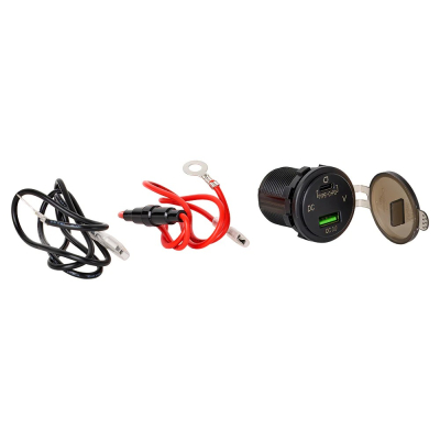 USB-laddare med voltmätare och USB-C