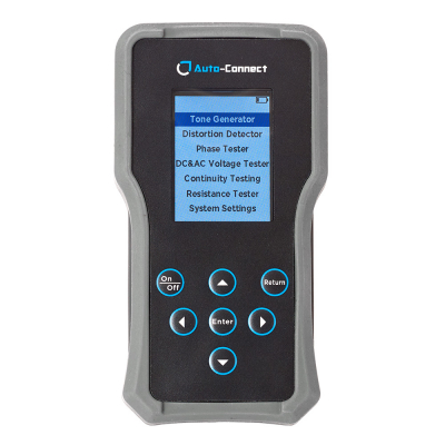 Auto-Connect MFAST, test- och mätverktyg av kablar och ljud