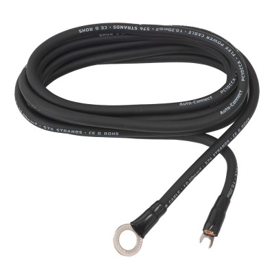 Auto-Connect 2.5 meter strömkabel CCA 10.2mm², svart