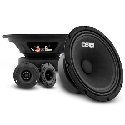 DS18 PRO-GM8.4PK, 8-tums SPL-kit med horndiskanter