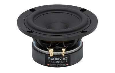 SB Acoustics SB12NRX25-8, 4 tums bas/mellanregister