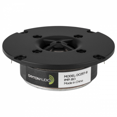 Dayton Audio DC25T-8, 1tums diskant