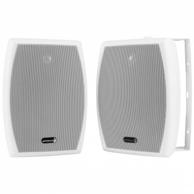 Dayton Audio IO655WT, 6.5tums utomhushögtalare med stöd för 70/100V, vit