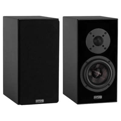 Dayton Audio OPAL1 stativhögtalare, blanksvart par
