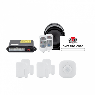 MetaSystem EVOCAN-CAMP, larm med 4 magnetkontakter och 1 rörelsesensor