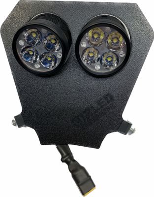 Lampfäste kallvit KTM 2017-2019, 72w med 2st NIZLED R40DRL