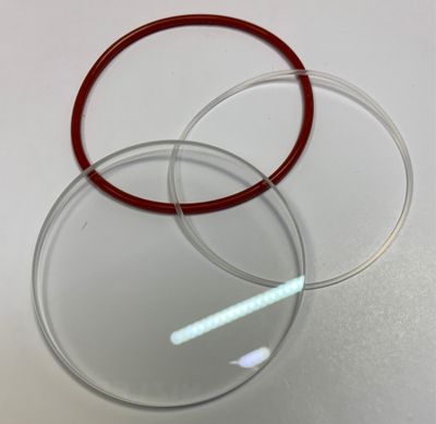 Reservdels glas/o-ring till Nizled R40DRL lampa