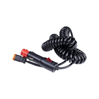 Strands Kabel med DT +++ Ciggplugg Kabel, 12 DC, ON