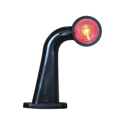 Strands Gummiarm LED 12-24V,(Vit & Röd) Vänster