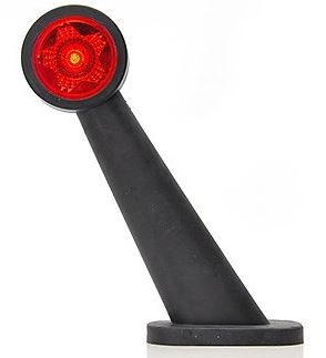 Strands Gummiarm (Vit & Röd) 12-24V,Höger