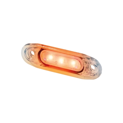 Strands Sido.Mark Orange Vitt Glas LED,79X26Mm 5M Kabel