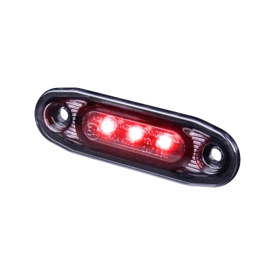 Strands Dark Knight Ultra Slim Positionsljus Röd LED