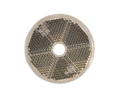 Strands Reflex Vit Rund 60Mm Med Hål. 4-Pack,E-Märkt.