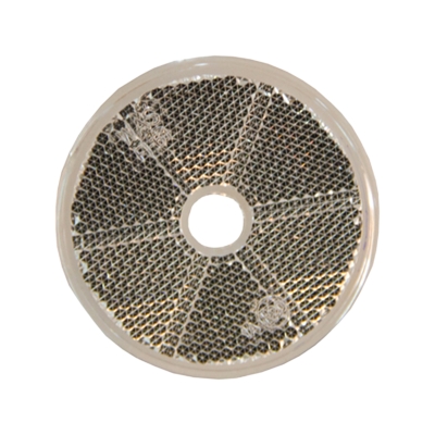 Strands Reflex Vit Rund 60Mm Med Hål. 4-Pack,E-Märkt.