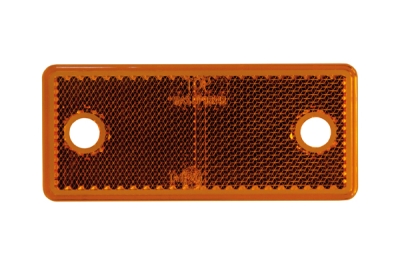 Strands Reflex Orange Rektang. 96X42Mm 4-Pack,Med Hål. E-Märkt.