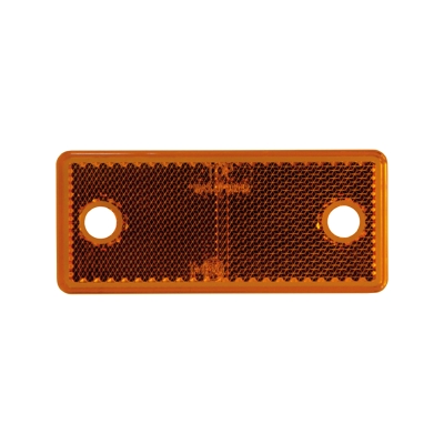 Strands Reflex Orange Rektang. 96X42Mm 4-Pack,Med Hål. E-Märkt.