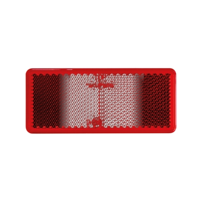 Strands Röd Reflex Rektangulär