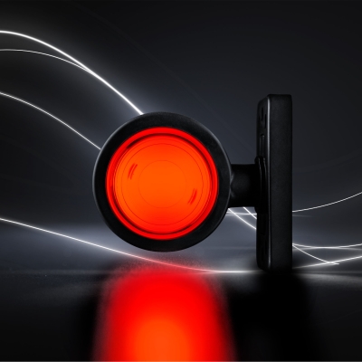 Strands Viking Super Dark Positionsljus Röd