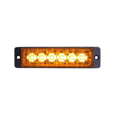 Strands Riktat Blixtljus Orange 6 LED