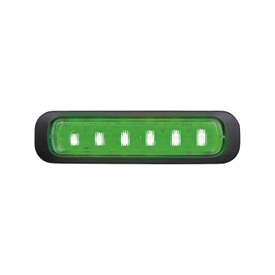 Strands Dark Knight Riktat Blixtljus Green 6 LED