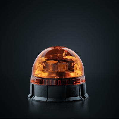 Strands Big Energy Roterande Varningsljus Orange Lins Planmontage