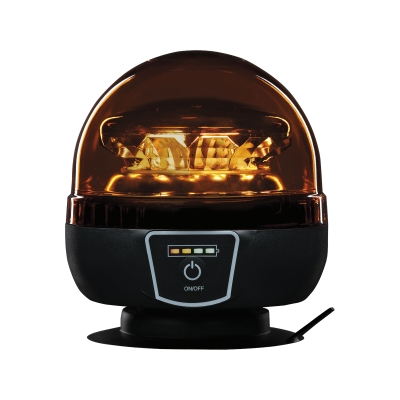 Strands Big Energy Portabel Roterande Varningsljus Orange Lins