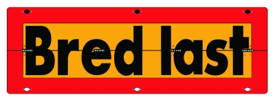 Bredlast Skylt 900X300X2Mm