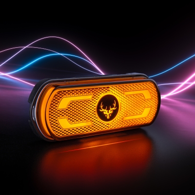 Strands Freedom Ground Line Sidomarkering Orange Med Blinkers