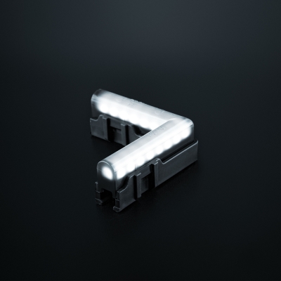 Strands Freedom Dark Line Vitt Hörnpositionsljus