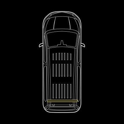 Strands Bakmonterad Big Energy XL, Ford Transit 2014-
