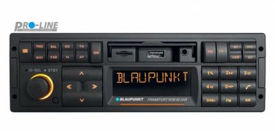 Blaupunkt Frankfurt RCM 82 DAB, retro bilstereo med Bluetooth och DAB, returexemplar