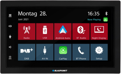 Blaupunkt Oslo 600 DAB, bilstereo med trådlös CarPlay/Android Auto