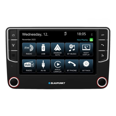 Blaupunkt Wolfsburg 648, modellanpassad bilstereo för VW, Skoda & SEAT, returexemplar