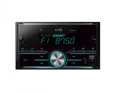 GAS GMA252BTR bilstereo med Bluetooth och 2 par lågnivå