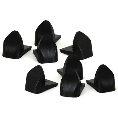 Proson Black Stands, 8-pack högtalarfötter