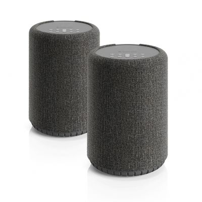 2-pack Audio Pro A10 MKII aktiv Wifi-högtalare, mörkgrå