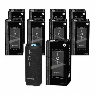 Arcsound EDGE i svart - Storpack 10 st