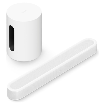 Sonos Beam Ultra med Sub Mini, vit