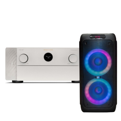 Marantz Cinema 40 i silver med Arcsound HAZE