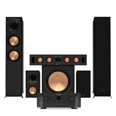 Marantz Cinema 60 med Klipsch Reference-högtalare, 5.1 hemmabiopaket